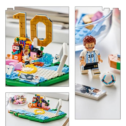 LEGO Editions Lionel Messi: Fenómenos del Futbol – Set de Construcción y Decoración – 43011