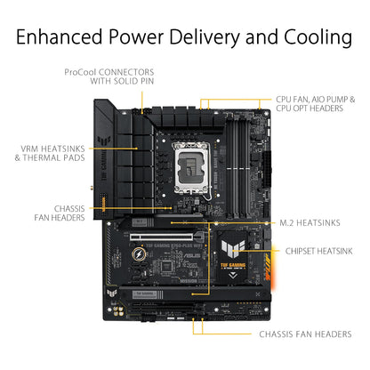 ASUS TUF Gaming B760-PLUS WiFi Intel® B760 (13ª y 12ª generación) LGA 1700 ATX Placa Base