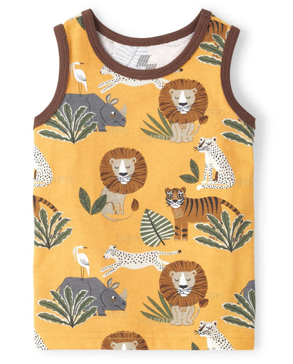 The Children's Place Camisetas Gráficas Manga Corta para Niño - Leones - 3T