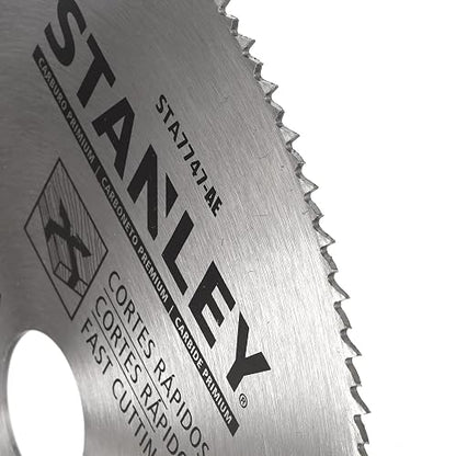 STANLEY Disco para Sierra Circular 7-1/4" (184mm), 140 Dientes, Carburo para Madera, STA7747