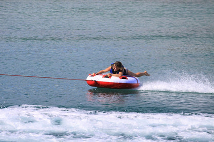 Airhead - Tubo remolcador de 1 a 2 Tubos para Paseos en Barco y Deportes acuáticos, Cubierta de Nailon de Doble Costura y válvula de Seguridad de Velocidad para inflar y desinflar fácilmente