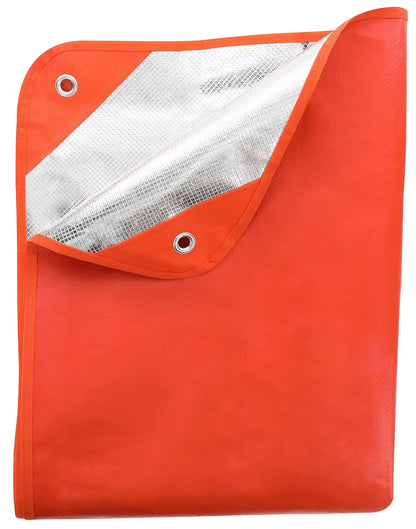 UST Manta de supervivencia 2.0 con material resistente al viento e impermeable para emergencias, camping, senderismo y exteriores