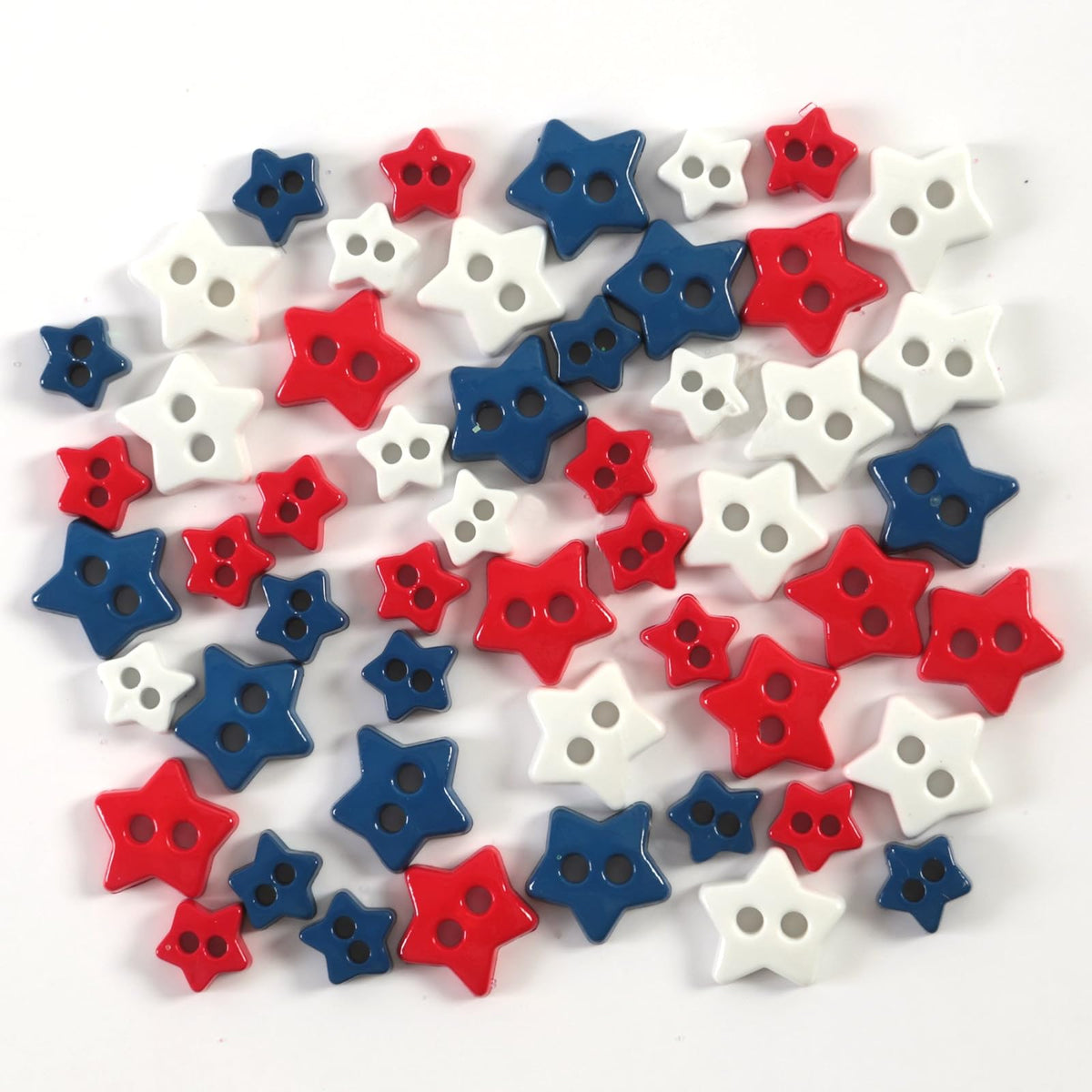 Lansing Botones en Forma de Rojo, Blanco y Azul, Estrellas Tradicionales 3.9 Pulgadas