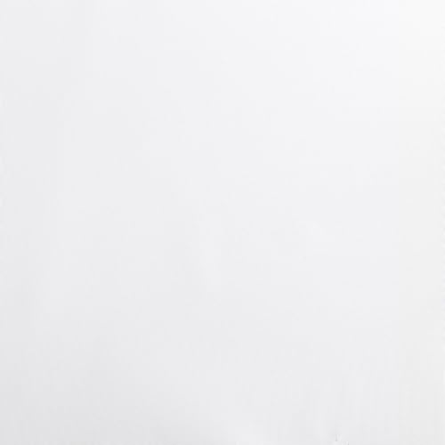No. 918 Andorra Collection Panel de cortina transparente con flores aplastadas, Blanco, 59" x 95", 1, 1