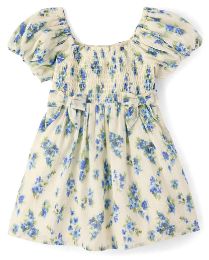 The Children's Place Vestido de Patinador teñido Anudado para niñas pequeñas, Paquete de 2 Vestido Informal para Niñas
