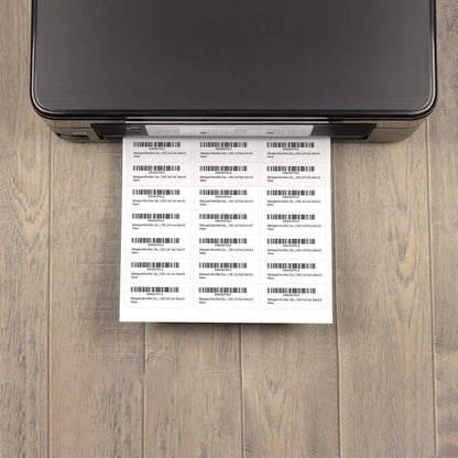 KKBESTPACK 30 etiquetas de dirección de envío – 1" x 2-5/8" autoadhesivas código de barras FNSKU pegatinas para impresora de inyección de tinta y láser (100 hojas/3000 etiquetas)