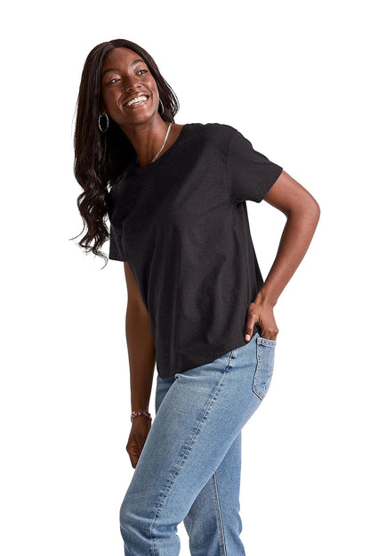 Hanes Originals Tri-Blend - Playera Ligera para Mujer, Ajuste Relajado Camiseta para Mujer