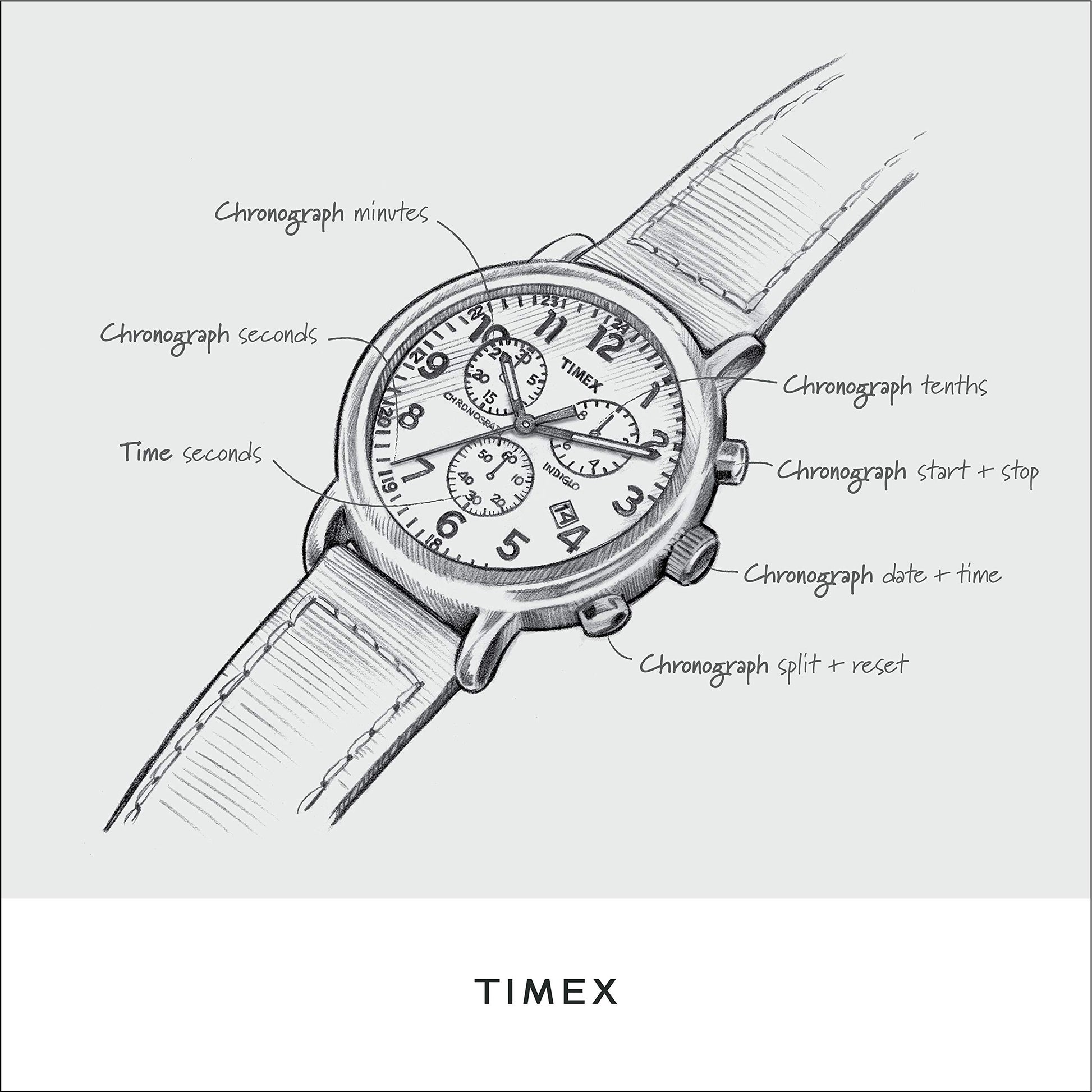 Timex Expedition Field Reloj cronógrafo para hombre, Silicona roja/opaca.