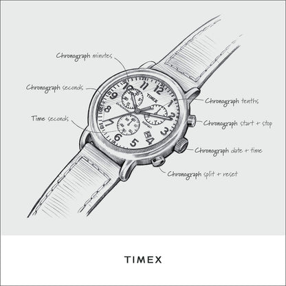 Timex Expedition Field Reloj cronógrafo para hombre, Silicona roja/opaca.