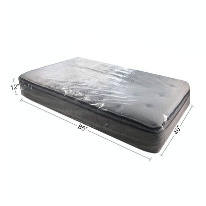 4 Twin Size Mattress Covers / bags 40" x 12" x 86" (2 Sets of 2) for Box Spring & Mattress