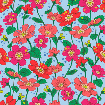 Vera Bradley Disney - Funda para tarjetas con cierre para mujer, diseño de Mickey Meadow, talla única