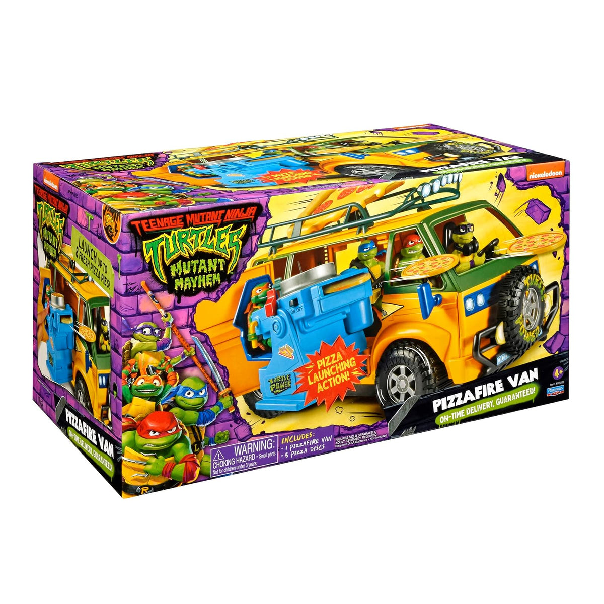 Teenage Mutant Ninja Turtles TMNT - Furgoneta de Fuego para Pizza