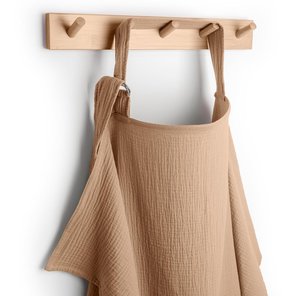 Comfy Cubs - Funda de lactancia para lactancia, 100% algodón muselina, suave y transpirable, funda de bombeo de lactancia materna para mamá, con aro rígido, funda de privacidad unisex ligera (cedro)