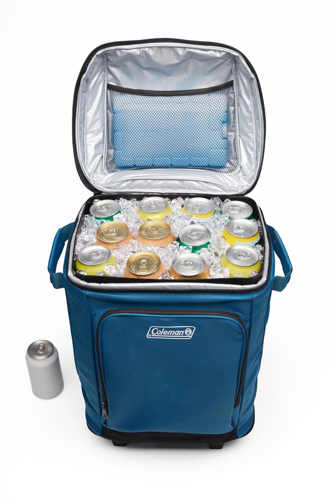 Coleman - Enfriador de 42 latas Suave con Ruedas, Enfriador Aislado portátil a Prueba de Fugas con retención de Hielo de más de 12 Horas, Fabricado con Materiales reciclados
