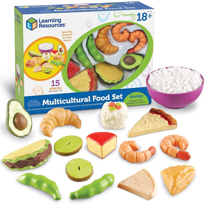 Learning Resources Juego New Sprouts Multicultural Food Set
