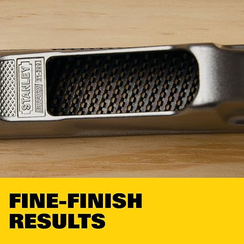 STANLEY Cepillo para Madera Plano 6" (152mm), 21-399 | Compacto 6 pulgadas. Cuerpo fundido a presión, hoja de corte fino, mano para un suavizado y recorte rápidos