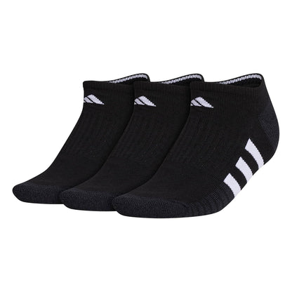adidas Women's Cushioned No Show Socks (3-Pair) Athletic, Low Profile Look with Arch Compression for a Secure Fit
