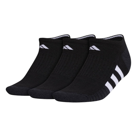 adidas Women's Cushioned No Show Socks (3-Pair) Athletic, Low Profile Look with Arch Compression for a Secure Fit