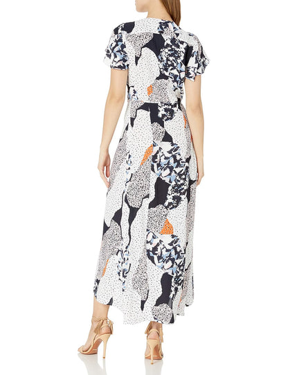 French Connection Vestido Largo Cruzado Francis Drape para Mujer