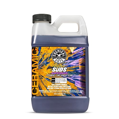 Chemical Guys HydroSuds Ceramic SiO2 Jabón espumoso de alto brillo para lavado de autos, camionetas y más, 1.89 L