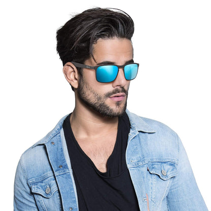 Ray-Ban anteojos de sol cuadradas para hombre Rb4264 Chromance