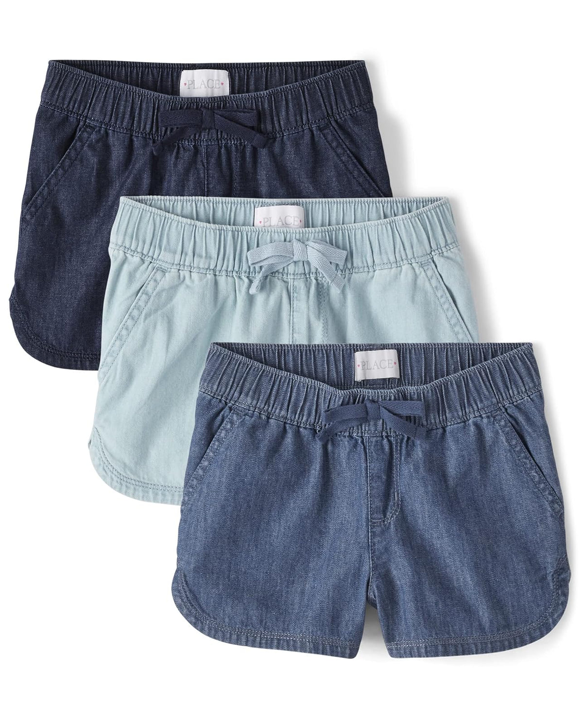 The Children's Place Pantalones Cortos de Mezclilla sin Cierre Pantalones Cortos para Niñas