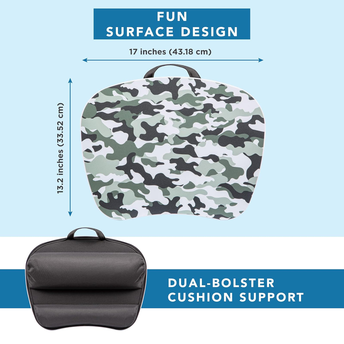 LAPGEAR MyStyle - computadora portátil con cojín - Camo gris - Se adapta a portátiles de hasta 15.6 pulgadas - Estilo No. 45325