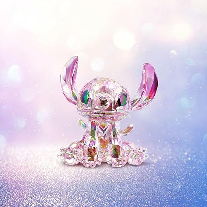 Enesco FACETS Disney Lilo and Stich Angel Figurine, 2.99 Pulgadas, Rosa
