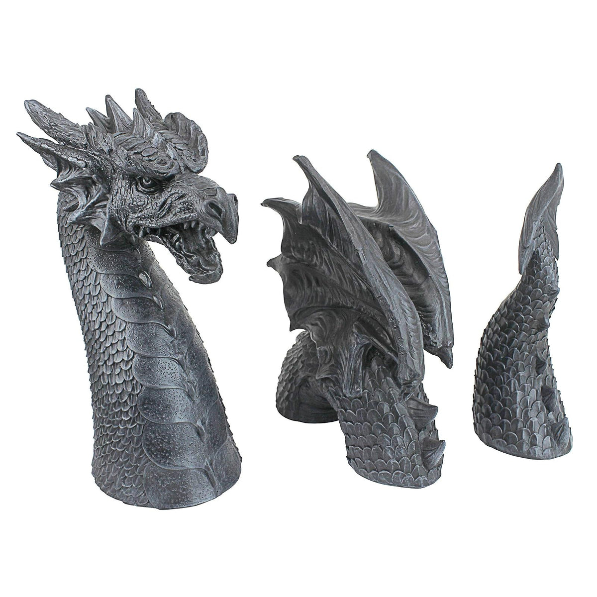 Design Toscano - Estatua, The Dragon of Falkenberg Castle, Gris
