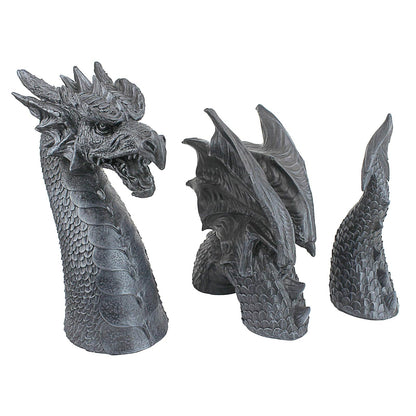 Design Toscano - Estatua, The Dragon of Falkenberg Castle, Gris