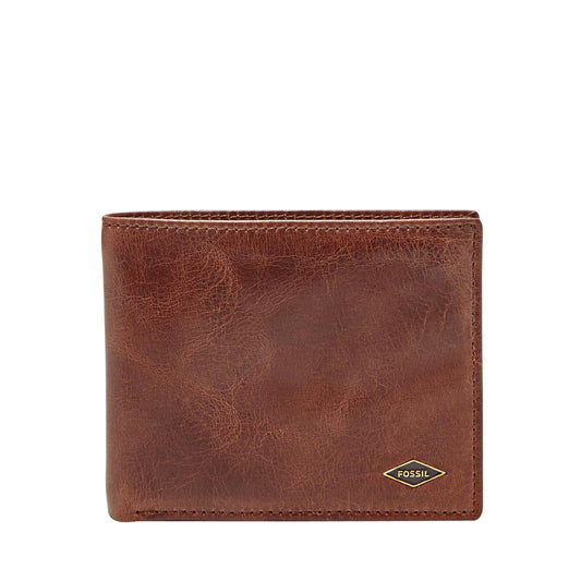 Fossil Ryan portafolios de piel con bloqueo RFID para hombre