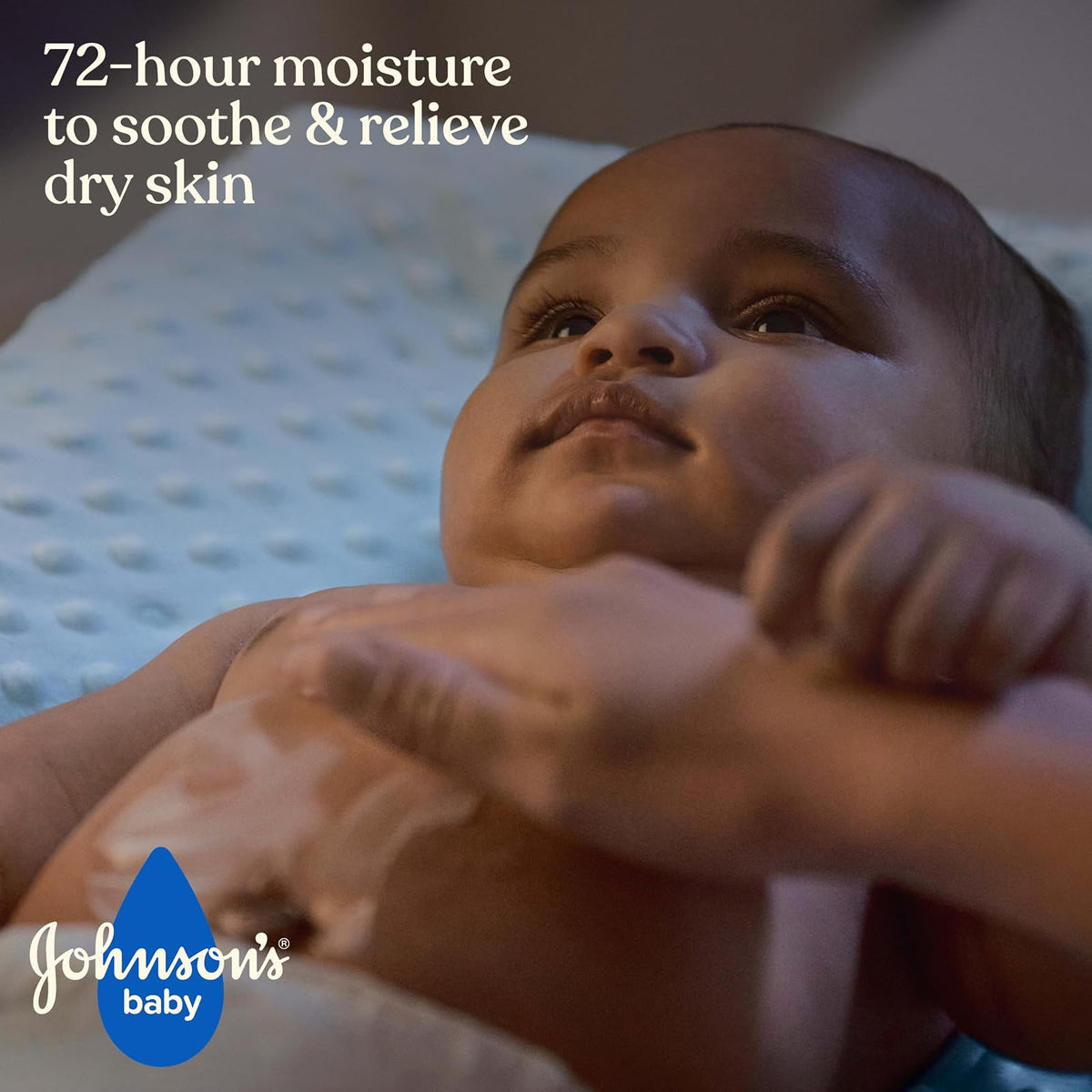 Johnson's Skin Nourish Loción hidratante para bebés para piel seca con aromas de vainilla y avena, 16.9 fl. onz