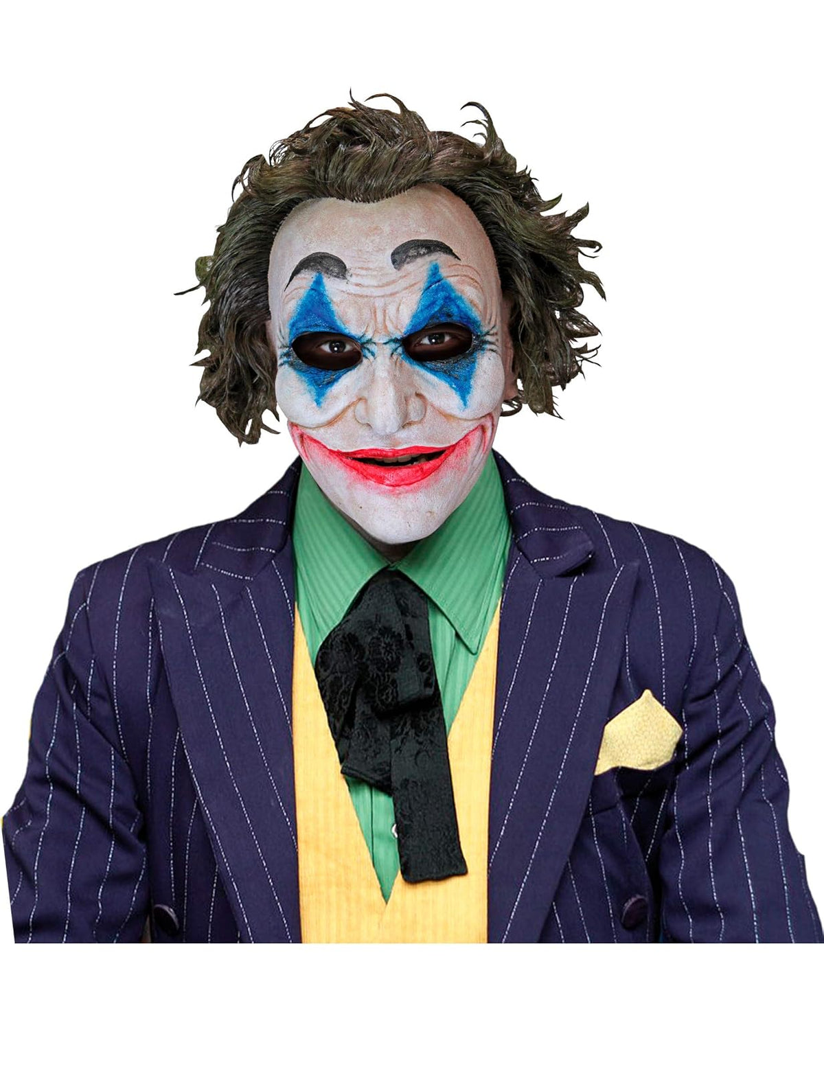 Ghoulish Productions Máscara de Payaso Guason Jack el Loco para Disfraz de Joker o Payaso Latex, Standard, Multicolor por Ghoulish Productions