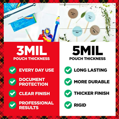 Scotch Thermal Laminating Pouches, 2.4 x 4.2-Inches, ID Badge without Clip, 100-Pouches (TP5852-100)