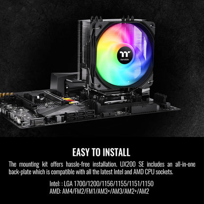Thermaltake Ventilador Cl-p105-al12sw-a Ux200 Se Retail