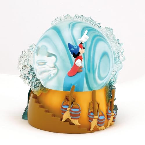 Enesco Disney Showcase Fantasia Mickey Mouse Hechicero del 85 Aniversario Aguaglobo, 5.5" (14 cm), Multicolor