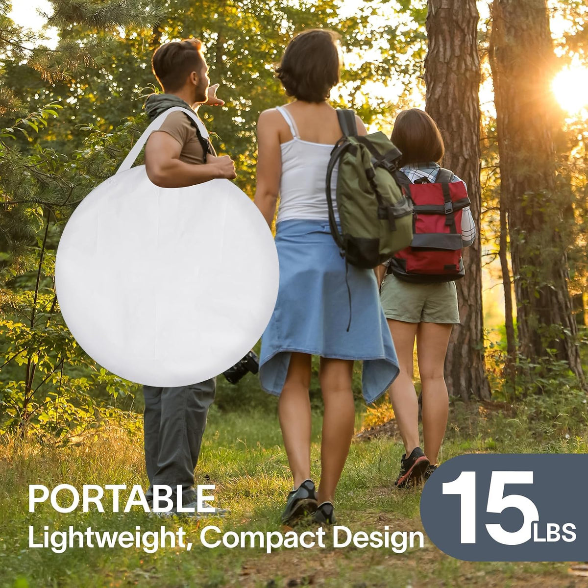 Alvantor - Toldo de Tienda de campaña desplegable para 4 a 6 Personas con mosquitero, Espacio de visualización para Camping, Tienda de campaña al Aire última intervensión, cenador instantáneo para