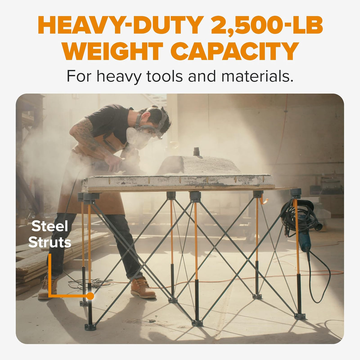 Bora CK6S 2ft x 4ft Unit, 4 X-Cups, 2 Quick Clamps, C/S Bag 6 struts, 2' x 4'