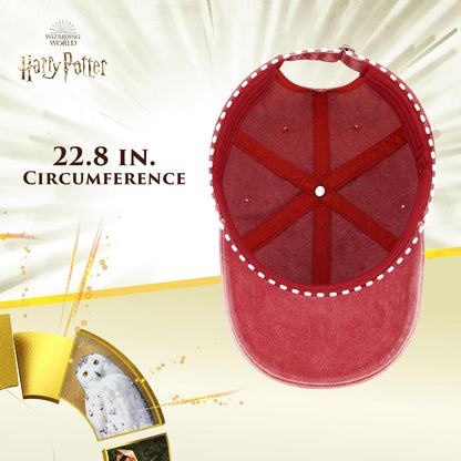 Concept One Harry Potter Dad Hat, Quidditch - Gorra de béisbol Ajustable de algodón con ala Curvada para Mujer