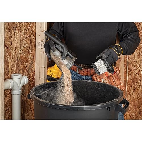 DEWALT Aspiradora de Mano Inalámbrica en Seco, 20V Máx., DCV501HB, con Filtro HEPA