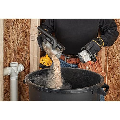 DEWALT Aspiradora de Mano Inalámbrica en Seco, 20V Máx., DCV501HB, con Filtro HEPA
