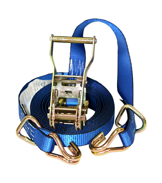 Everest Tough-Tech Series Heavy Duty Premium Ratchet Tie Down Strap - 1 pack - 1 inch - 16 Ft - 1000 LBS Load Cap - 3000 LB Break Strength - Cargo Strap for Moving Appliances, Lawn Equipment, Motorcycle, Camping Equipment, Outdoor Activities and so much m