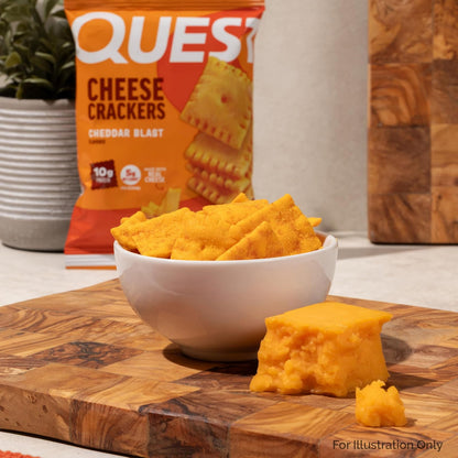 Quest Crackers sabor Cheddar - CJ con 4