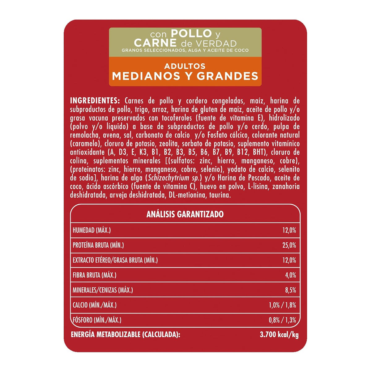 Purina One Adulto Raza Mediana y Grande Sabor Pollo y Carne 7Kg