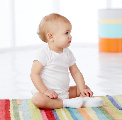 Gerber - Pantalones Impermeables para niñas, Blanco, 6-9 Meses