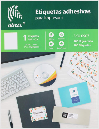 ATRAX am1xA-100 Etiqueta,