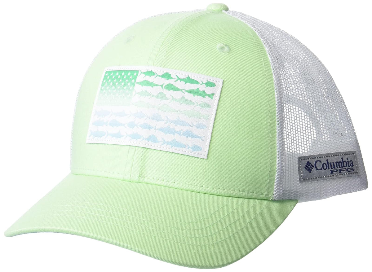 Columbia PFG Fish Flag Snap Back Tapa Mujer - Talla Única - Key West - Fish Flag