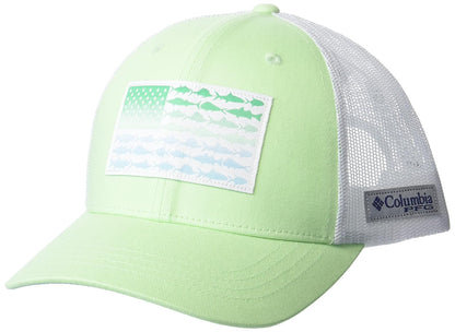 Columbia PFG Fish Flag Snap Back Tapa Mujer - Talla Única - Key West - Fish Flag