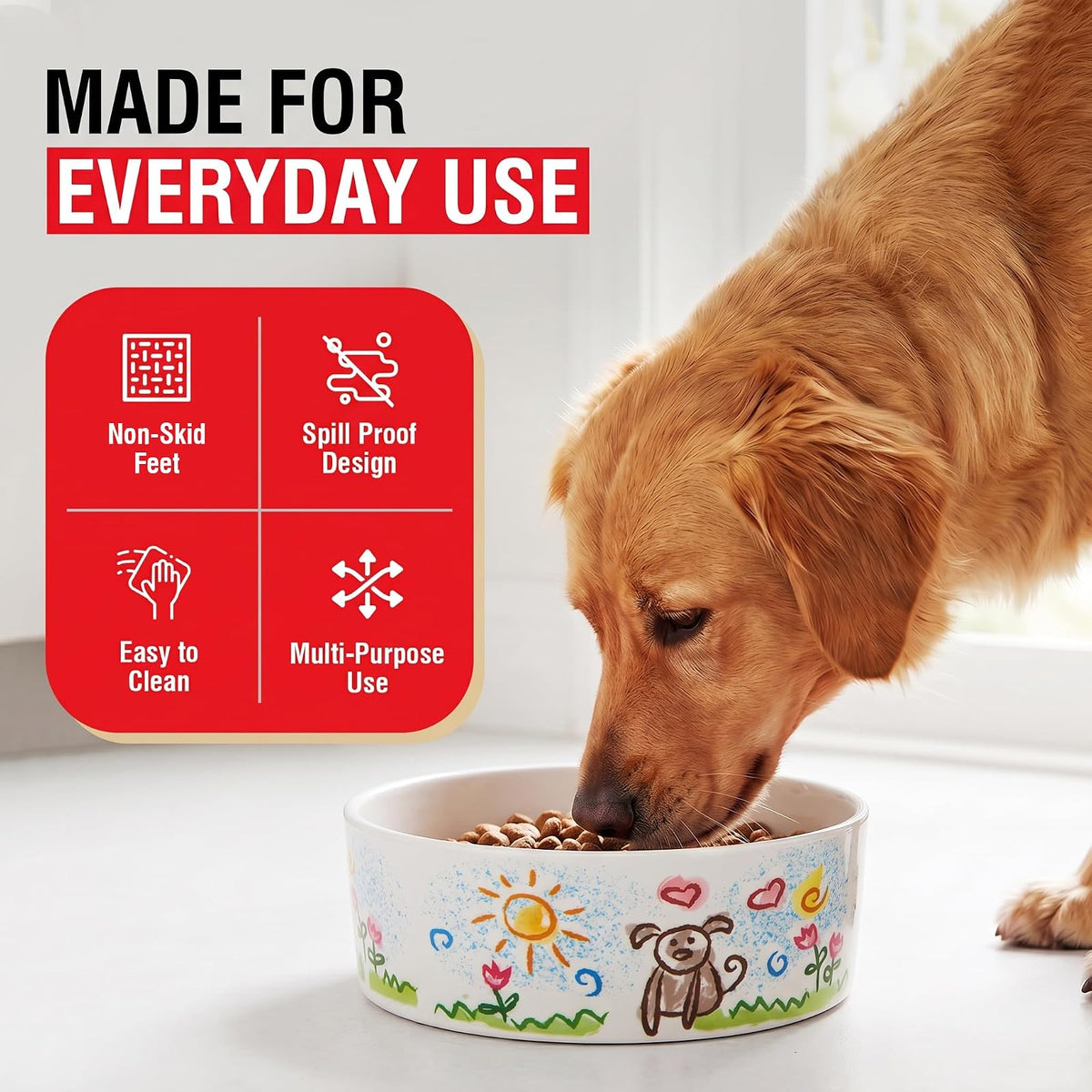 Loving Pets Dolce Puppy Forever Cuenco para Perro, pequeño