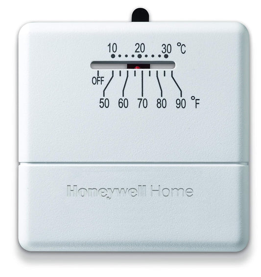 Honeywell CT33A1009/E1 Ct33A1009 Non Programmable Thermostat, L X 3.12 in W X 0.88 in D, White